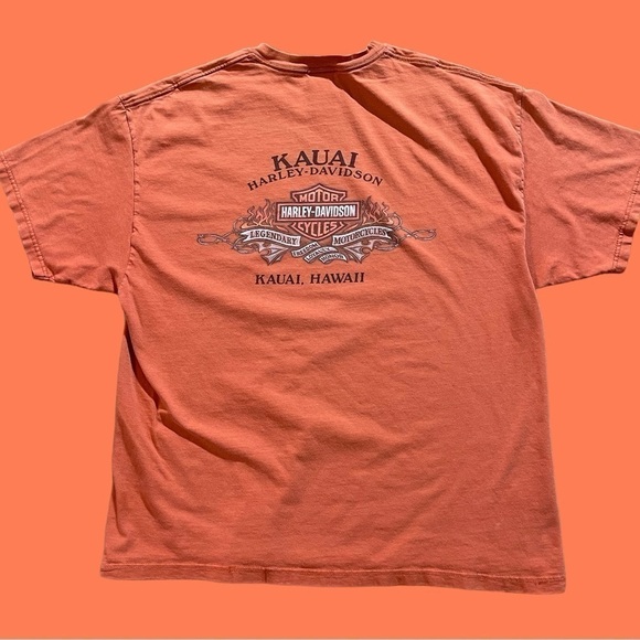 Y2k tribal flame Harley Davidson biker t shirt Hawaii - Picture 3 of 6